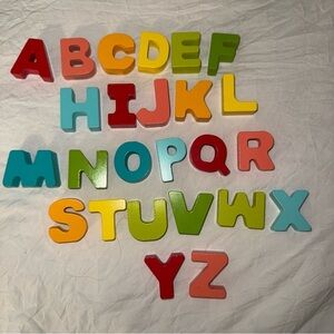 Source Unknown Vibrant Alphabet Learning Blocks